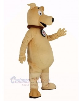 Light Brown Dog Mascot Costume