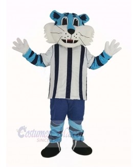 Blue Tiger Mascot Costume Animal