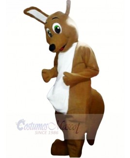 Dark Tan Kangaroo Mascot Costume Adult Costume 