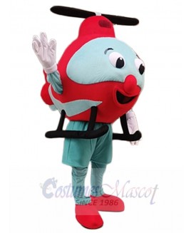 Helicopter mascot costume