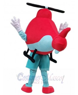 Helicopter mascot costume