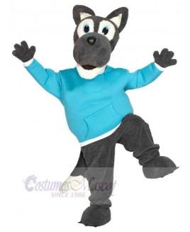 Wolf mascot costume