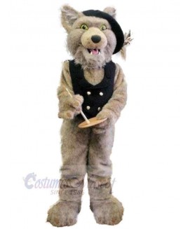 Wolf mascot costume