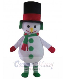 Snowman mascot costume