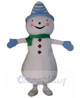 Snowman mascot costume