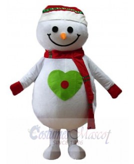 Snowman mascot costume