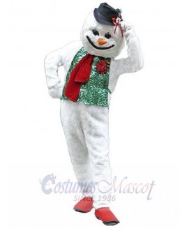 Snowman mascot costume