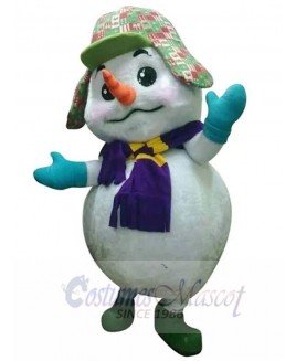 Snowman mascot costume