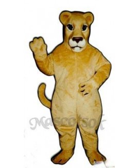 Cute Realistic Lioness Lion Mascot Costume