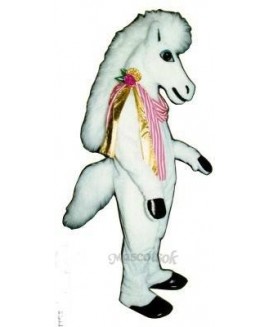 Carousel Horse with Neck Ribbon Mascot Costume