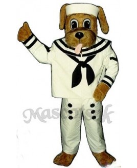 Cute Sailor Dog Mascot Costume