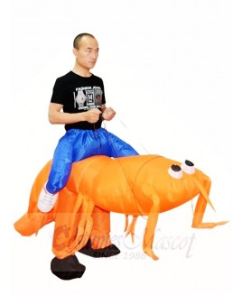 Mantis Shrimp Carry me Ride on Inflatable Halloween Xmas Costumes for Adults