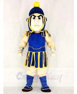 Blue and Yellow Spartan Trojan Knight Sparty Mascot Costumes People