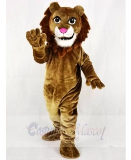 Realistic Friendly Lion Mascot Costume Animal