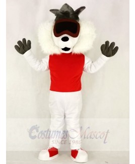 Red Vest Alley Cat Mascot Costumes Animal