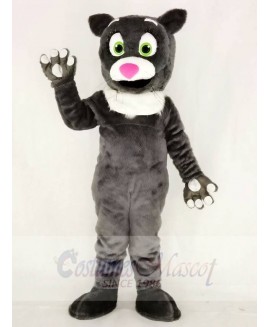 Hairy Gray Cat Mascot Costumes Animal 