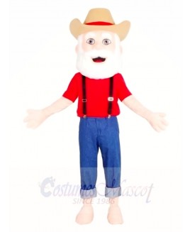 Old Man Miner Mascot Costumes People