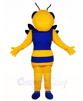 Royal Blue and Yellow Hornet Bee Mascot Costumes Insect