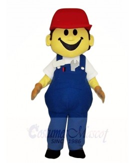 Building Worker Builder Mascot Costumes People