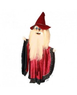 Merlin Wizard Mascot Costume