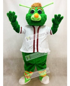 Green Guilford the Grasshopper Mascot Costume