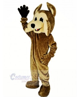 Brown Coyote Mascot Costume Wolf Animal