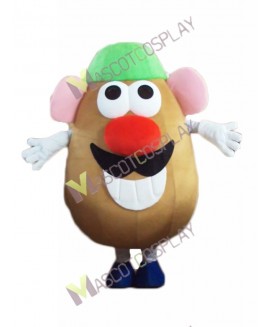 Mr. Potato Mascot Costume with Hat