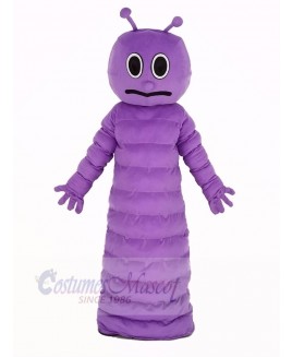 Purple Bug Caterpillar Insect Mascot Costume