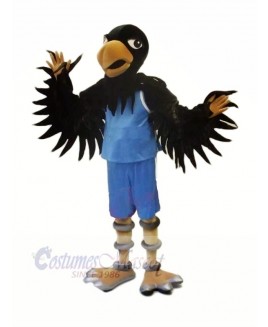 High Quality Black Hawk Mascot Costumes Adult	