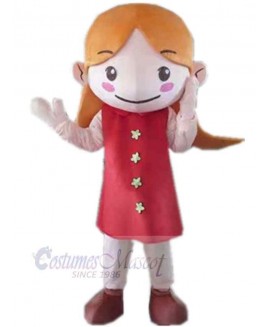 Girl mascot costume