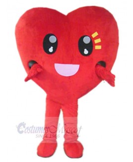 Heart mascot costume