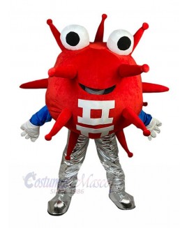 Virus mascot costume