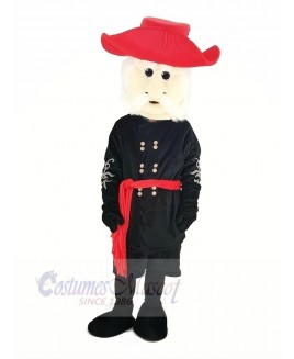 Rebel with Red Hat Mascot Costume People