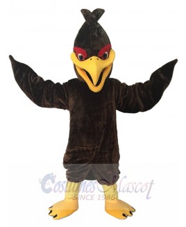 Fierce Short Hair Brown Hawk Falcon Eagle Mascot Costume