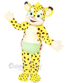 Cheetah mascot costume