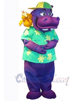 Hippo mascot costume