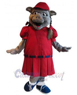 Pig mascot costume