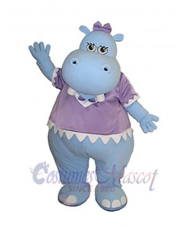 Hippo mascot costume