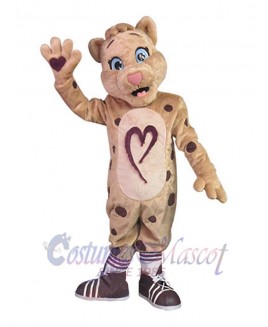 Leopard mascot costume