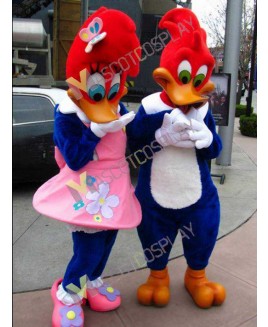 High Quality Adult Woody Woodpecker ONLY ONE Mascot Costume
