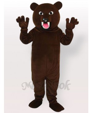 Grey Bear Adult Mascot Costume, Type A