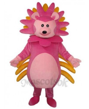 Pink Hedgehog Mascot Adult Costume