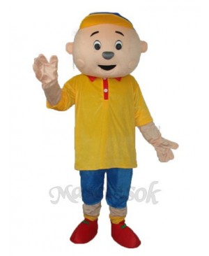 Bulk Of The Boys In Yellow Mascot Adult Costume