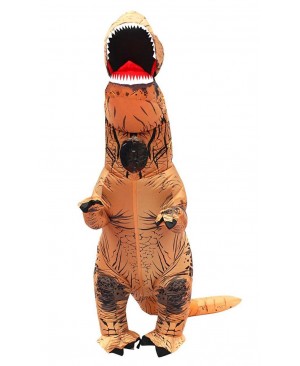 Adult Inflatable T-Rex Costume Dinosaur Halloween Suit Cosplay Fantasy Costume 