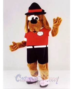 Coffee Dog Mascot Costume