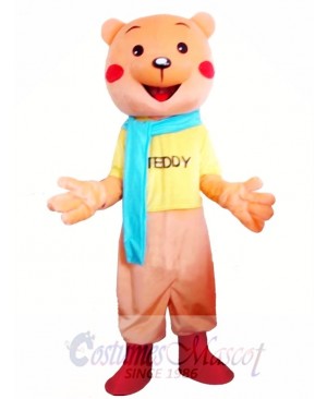 Cartoon Teddy Bear Mascot Costume
