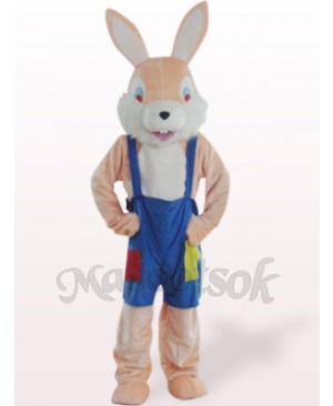 Easter Pink Funny Rabbit Plush Mascot Costume