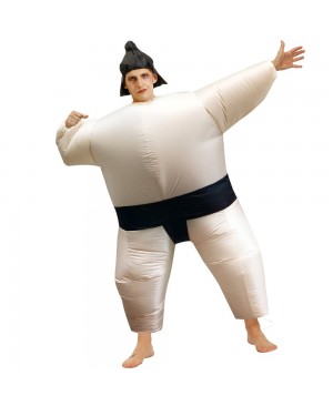 Sumo Inflatable Costume Wrestler Blow Up Costume for Adult