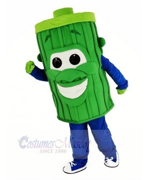 Green Garbage Trash Can Mascot Costume