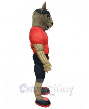 Wolf mascot costume